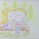 색연필 일러스트 이미지