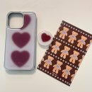 메이드모먼트 hazy hearts 아이폰 케이스 후기 감성 하트 폰케이스 + 그립톡