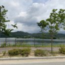 파크골프장 후단(9번) | 전국 파크골프장 투어(10-1)- 강원도 양구군 양구 한반도섬 파크골프장에서 라운딩(1부)