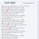 [쉬운코드] Lost Stars - Adam Levine 코드악보 이미지