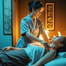 기 순환돕는 경락마사지 이미지