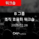 B 그룹 조직 효율화 워크숍