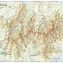 지리산 등산 코스 지도(고화질) 이미지
