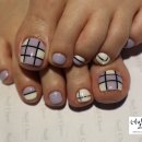 홍화네일미용학원네일끌라베 | 모자이크패턴 패디젤네일 : 포항네일끌라베 ☆