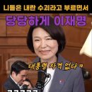 니들은 내란 수괴라고 부르면서 당당하게 이재명 대통령 자격없다 ㅋㅋㅋㅋㅋ 이미지