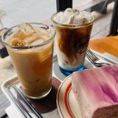 터치카페(해방촌점) | 해방촌 카페 씨슬러커피, 우베 티라미수와 C라떼의 조합 후기 (내돈내산)