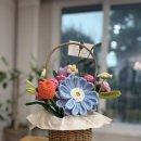 비누꽃 바구니 제작 | 🌹💐 핸드메이드 감성 가득! 🎁 선물용 코바늘 꽃 바구니 제작 후기 (장미, 튤립, 코스모스 등) ✨
