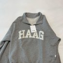 [HAAG] HAAG 헤이그 하프 집업 맨투맨 : 편하고 예쁜 오버핏 맨투맨 구입후기