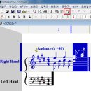[NWC 한글 2.75V] 12. 피아노연주 악보 만들기와 화음 넣기 이미지