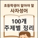 사자성어와 함께 한자 이미지