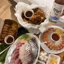 제주 서귀포올레시장 맛집-한라 마농통닭, 탐라수산 고등어회 딱새우, 할머니떡집 귤모찌