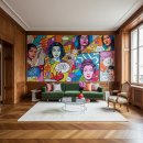 우리집 작은갤러리(팝아트) | 팝아트 디자인 작품벽지: 시대를 초월하는 공간 연출을 위한 심층 가이드