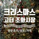 고속터미널 크리스마스 트리 조화 시장 방문 후기 (해피홈트리/현대데코 등)