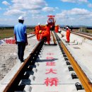 [징선(베이징~선양)고속철도] 랴오닝성(遼寧省)구간 레일부설 개시 이미지