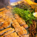 마포전철역 4번출구 | 마포역고기집 마포맛집 공덕맛집 마포대파솥뚜껑삼겹에서 미나리 삼겹살 후기