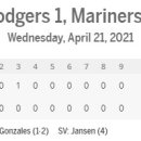 [Review] 04/21 LA다저스 VS 시애틀 매리너스 이미지