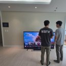 GS하이츠자이경로당 | 부산 용호동 벽걸이TV설치, GS하이츠자이 85인치 TV 사운드바 특수벽 타공 후기