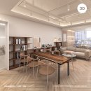 부산글로벌테크비즈센터 | 판교 사무실 인테리어 : 친환경과 테크가 공존하는 오피스 [3D]