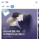 실수로 잠시 노출된 2023 리디 bl웹툰 부문 대상 이미지