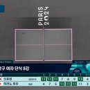 방금자 신유빈 탁구 8강 경기 이미지