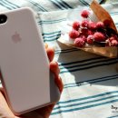 iPhone7매트블랙에 아이폰실리콘정품케이스 샌드핑크 입혀주기