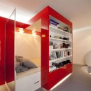 Amazing 247 Square Foot Red Nest Apartment in Paris - 실내공간 꾸미기 이미지