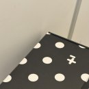 오찌 로마리 도트 레이스업 스니커즈 메리제인 블랙 구매 후기 착용샷 (FLOTGA1W80)
