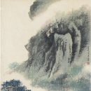 중국화가 중국화 미술품 호패형 （1892~1965) 운산기송도 胡佩衡（1892～1965） 云山奇松图 이미지