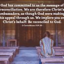 Verse of the Day and Prayer_2 Corinthians 5:19-20_260114 이미지