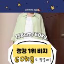 158cm/60kg 매니크 와이드데님팬츠 후기 • 통통녀 바지 • 하체비만 바지 리뷰