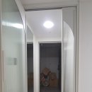 달성파크 푸르지오 힐스테이트 | [대구 중문] 달성 파크푸르지오 힐스테이트 화이트 아치 비대칭 양개 현관중문 시공 후기