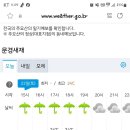 RE:2024년 6월 23일 연어봉 신선봉 마패봉(제264차) 날씨 정보 입니다. 이미지