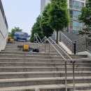 계단 난간 안전 손잡이 스텐 핸드레일 설치