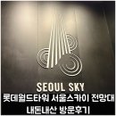 스카이월드 | 롯데월드타워 서울스카이 전망대 내돈내산 방문후기