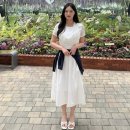 컬러디자인S;R;L | 화이트 원피스 추천 에트몽 레이어드 원피스 여름 휴가룩 코디