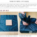 보자기 선물 포장법 이미지