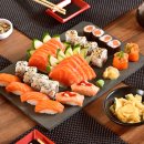 눈으로 먹는 일본 스시 (일본어:寿司 すし 스시) 이미지