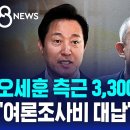 오세훈 측근 3,300만 원 입금…"여론조사비 대납" 이미지