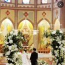 꽃장식 플로리스트 | W3. 권선동성당 혼배미사 꽃장식 사설업체 계약 후기!(내돈내산)웰컴보드.버진로드.신부대기실.포토테이블