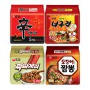 지마켓) 신라면5봉+너구리5봉+짜파게티5봉+오징어짬뽕5봉 (14,430원/무배) 이미지