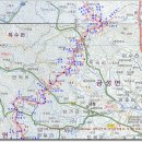 식장지맥 2구간［소라니재-금성산(438.6m)-수리넘어고개-만인산갈림봉-추부터널위］. 이미지