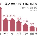 쌀값 21%-고등어 11% 껑충… 10월 물가 2.4% 올라 15개월새 최대 이미지