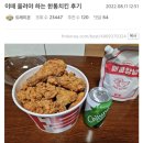 축구 커뮤니티에 올라온 롯데마트 한통치킨 후기 이미지