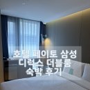 페이토호텔 앞 | 서울 강남구 호텔 추천, 호텔 페이토 삼성 디럭스더블룸 내돈내산 후기