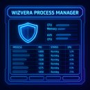 WIZVERA Process Manager의 상세 정체와 삭제 가이드 이미지