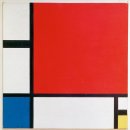 【핏 몬드리안 Piet Mondriaan (1872~1944)】 "빨강, 파랑과 노랑의 구성 II(Composition II in R 이미지