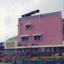 나이태양광발전소 | 부산태양광 7K로설치 기장태양광 전원주택태양광 태양광3키로 가정용태양광 (핑크색 전원주택)