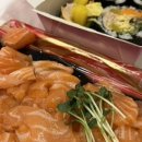 [부산/서면] 서면 롯데백화점 부산본점 최대섭대박김밥 솔직후기 + 연어&amp;감자고로케&amp;오징어튀김