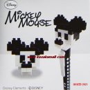 NO2021 - 문구,필기구(디즈니 캐릭터 세계 최소급 Pen + nanoblock 미키 마우스 Mickey Mouse) - 코사카몰(kosakamall) 반효천 이미지