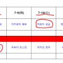 [우천취소] 7월10일(수) VS 하와이 탄천구장 3루후공(우천취소) 이미지